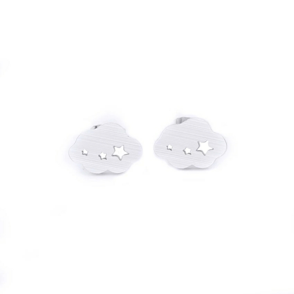 Star Cloud Stud Earrings